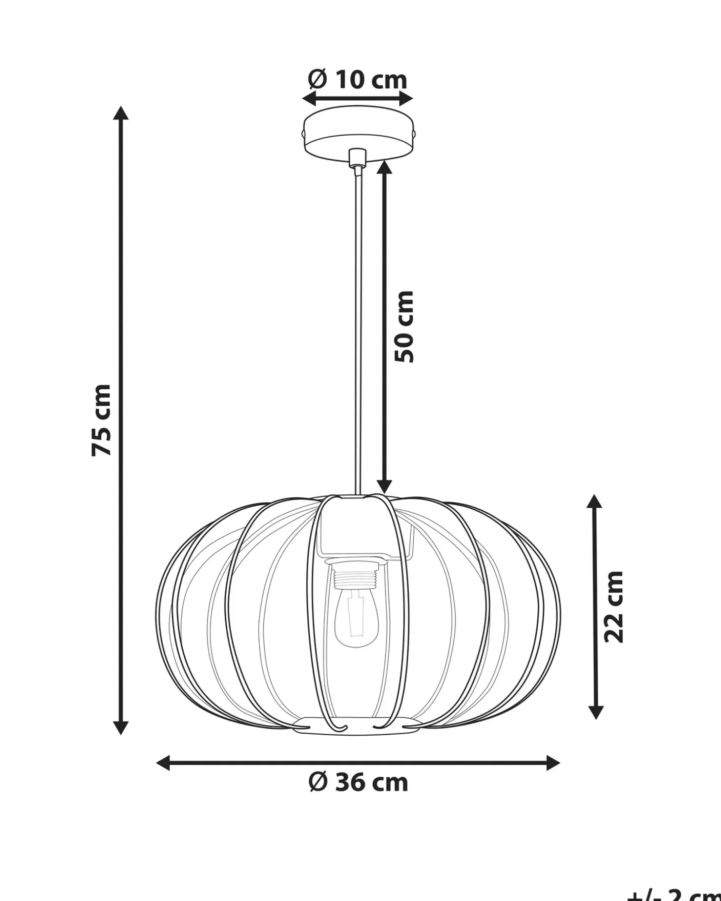 Best Lampa wisząca TOCUYO Wszystkie Lampy|Lampy Wiszące