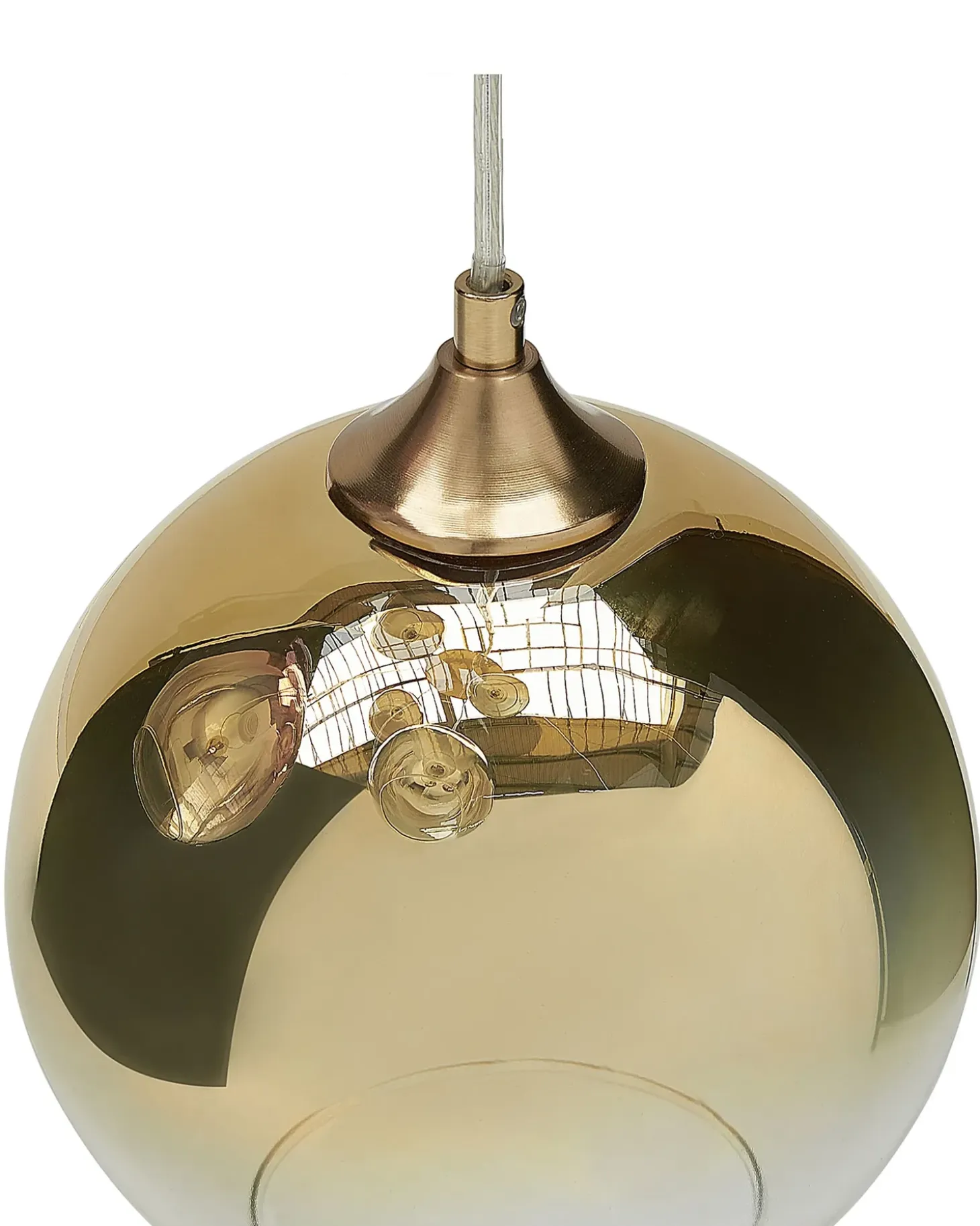 Online Lampa wisząca TOOMA Szkło Mosiężny Wszystkie Lampy|Lampy Wiszące
