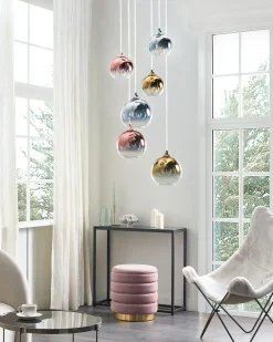 Online Lampa wisząca TOOMA Szkło Mosiężny Wszystkie Lampy|Lampy Wiszące