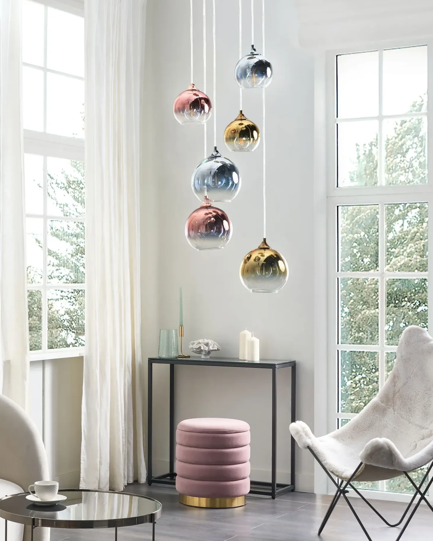 Online Lampa wisząca TOOMA Szkło Mosiężny Wszystkie Lampy|Lampy Wiszące