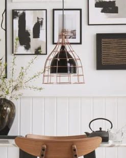 New Lampa wisząca TRESA Metal Czarny Wszystkie Lampy|Lampy Wiszące