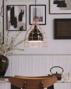 New Lampa wisząca TRESA Metal Czarny Wszystkie Lampy|Lampy Wiszące