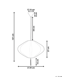 Online Lampa wisząca TUCURO Biały Wszystkie Lampy|Lampy Wiszące
