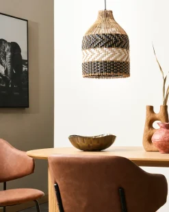 Hot Lampa wisząca TURABO Rattan Czarny/ biały Wszystkie Lampy|Lampy Wiszące