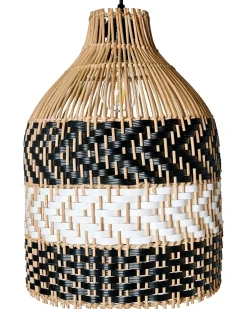 Hot Lampa wisząca TURABO Rattan Czarny/ biały Wszystkie Lampy|Lampy Wiszące