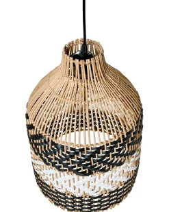 Hot Lampa wisząca TURABO Rattan Czarny/ biały Wszystkie Lampy|Lampy Wiszące