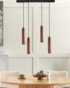 Sale Lampa wisząca TUTAKI Drewno dębowe Czarny Wszystkie Lampy|Lampy Wiszące