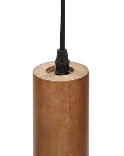 Sale Lampa wisząca TUTAKI Drewno dębowe Czarny Wszystkie Lampy|Lampy Wiszące