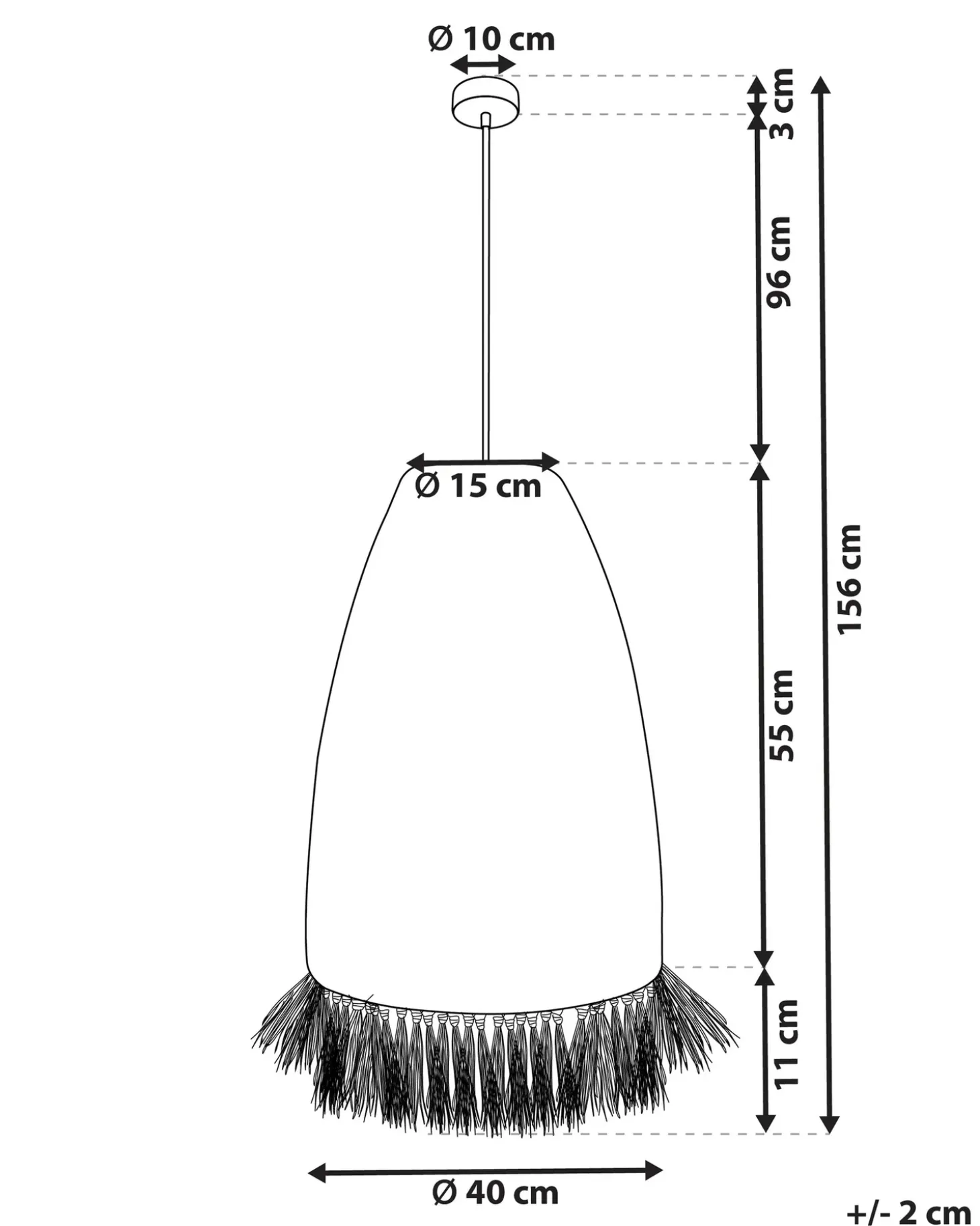 Lampa wisząca TUTONG Plecionka Wszystkie Lampy|Lampy Wiszące