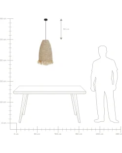 Lampa wisząca TUTONG Plecionka Wszystkie Lampy|Lampy Wiszące