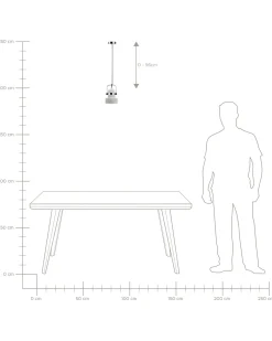 Hot Lampa wisząca VERDE Beton Szary Wszystkie Lampy|Lampy Wiszące