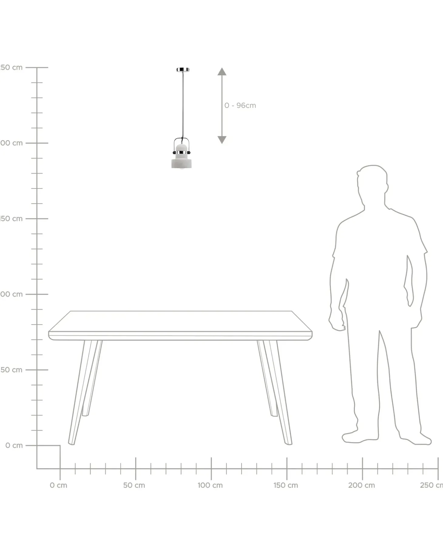 Hot Lampa wisząca VERDE Beton Szary Wszystkie Lampy|Lampy Wiszące