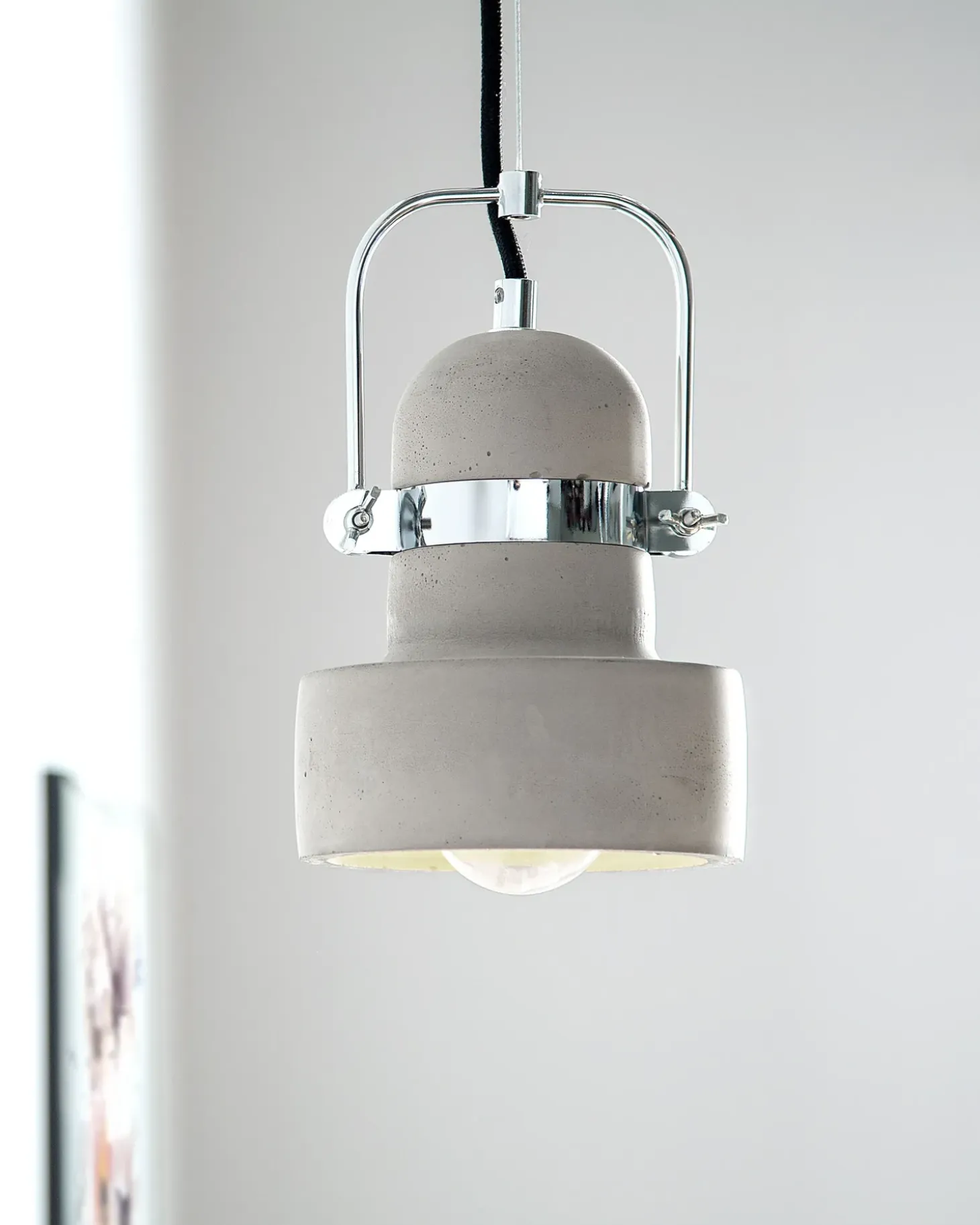 Hot Lampa wisząca VERDE Beton Szary Wszystkie Lampy|Lampy Wiszące