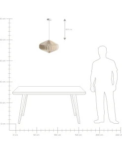 Outlet Lampa wisząca VISMAN Bawełna Wszystkie Lampy|Lampy Wiszące