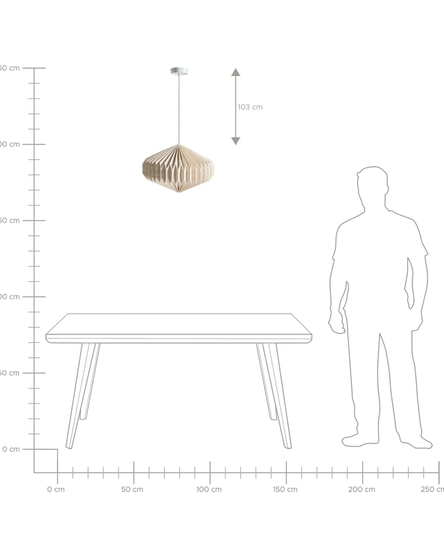 Outlet Lampa wisząca VISMAN Bawełna Wszystkie Lampy|Lampy Wiszące