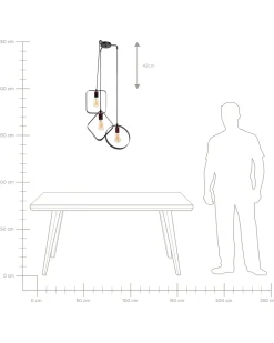 Lampa wisząca VOMANO Metal Wszystkie Lampy|Lampy Wiszące