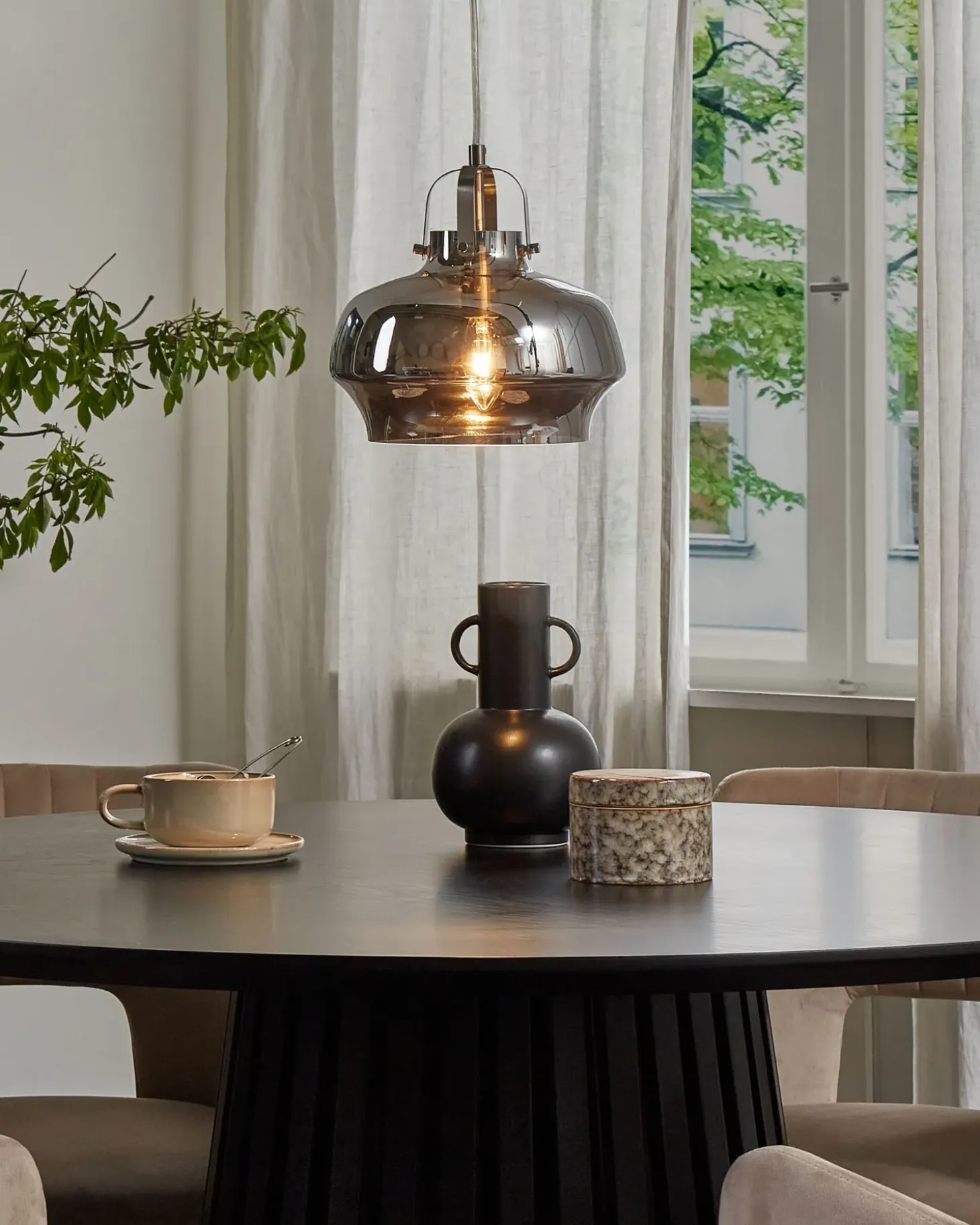 Clearance Lampa wisząca WILTZ Szkło Jasnoszary Wszystkie Lampy|Lampy Wiszące