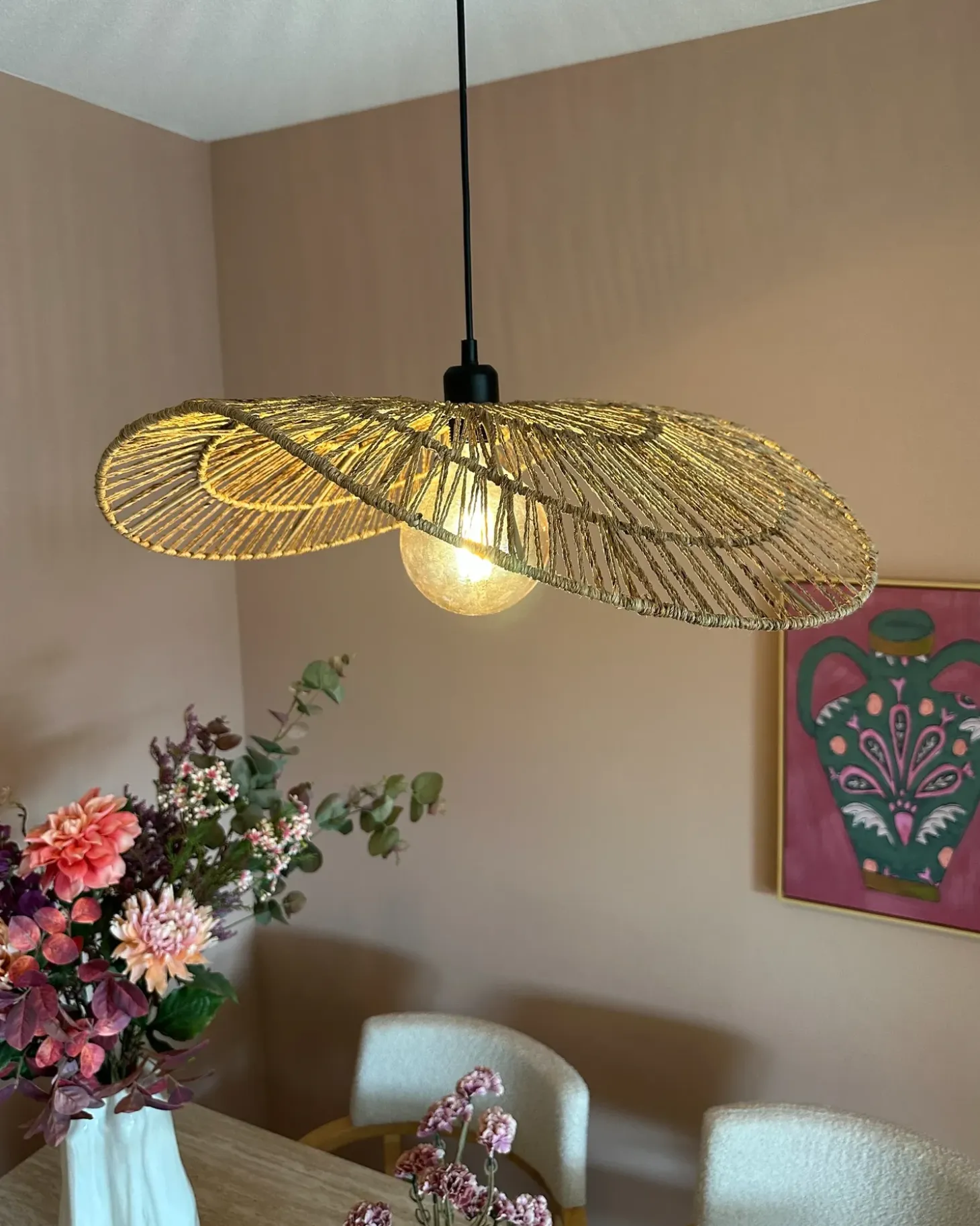Online Lampa wisząca YAGUEZ Juta Wszystkie Lampy|Lampy Wiszące