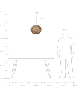 New Lampa wisząca YAMBOU Papierowa plecionka Wszystkie Lampy|Lampy Wiszące