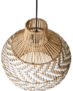 Hot Lampa wisząca YAUCO Rattan Biały Wszystkie Lampy|Lampy Wiszące
