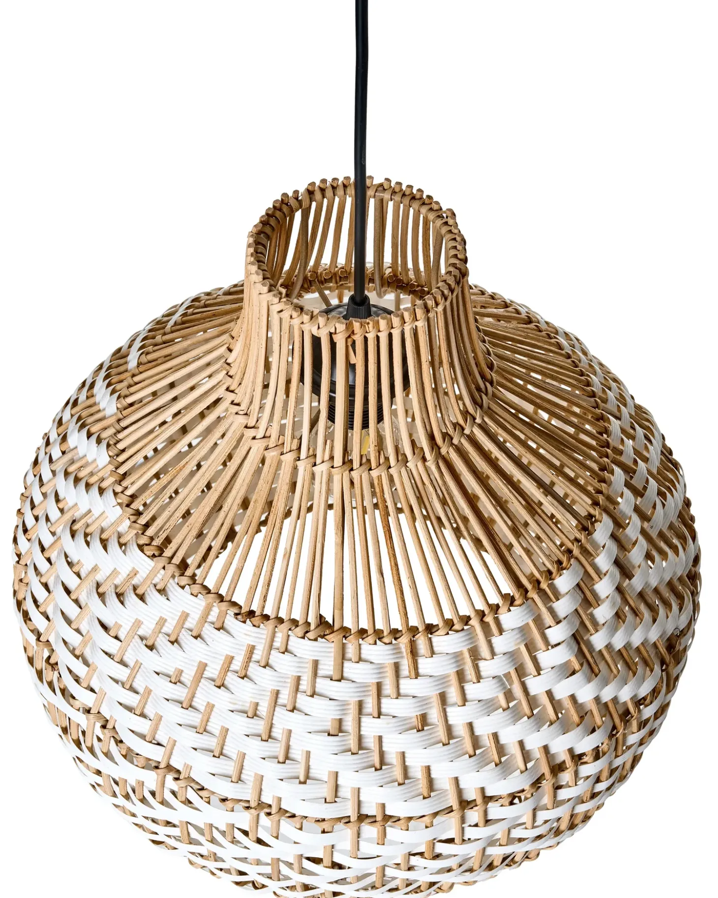 Hot Lampa wisząca YAUCO Rattan Biały Wszystkie Lampy|Lampy Wiszące
