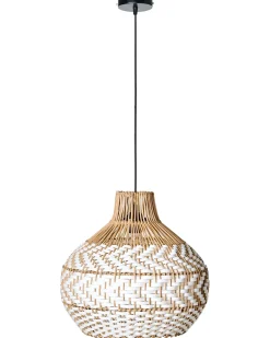 Hot Lampa wisząca YAUCO Rattan Biały Wszystkie Lampy|Lampy Wiszące