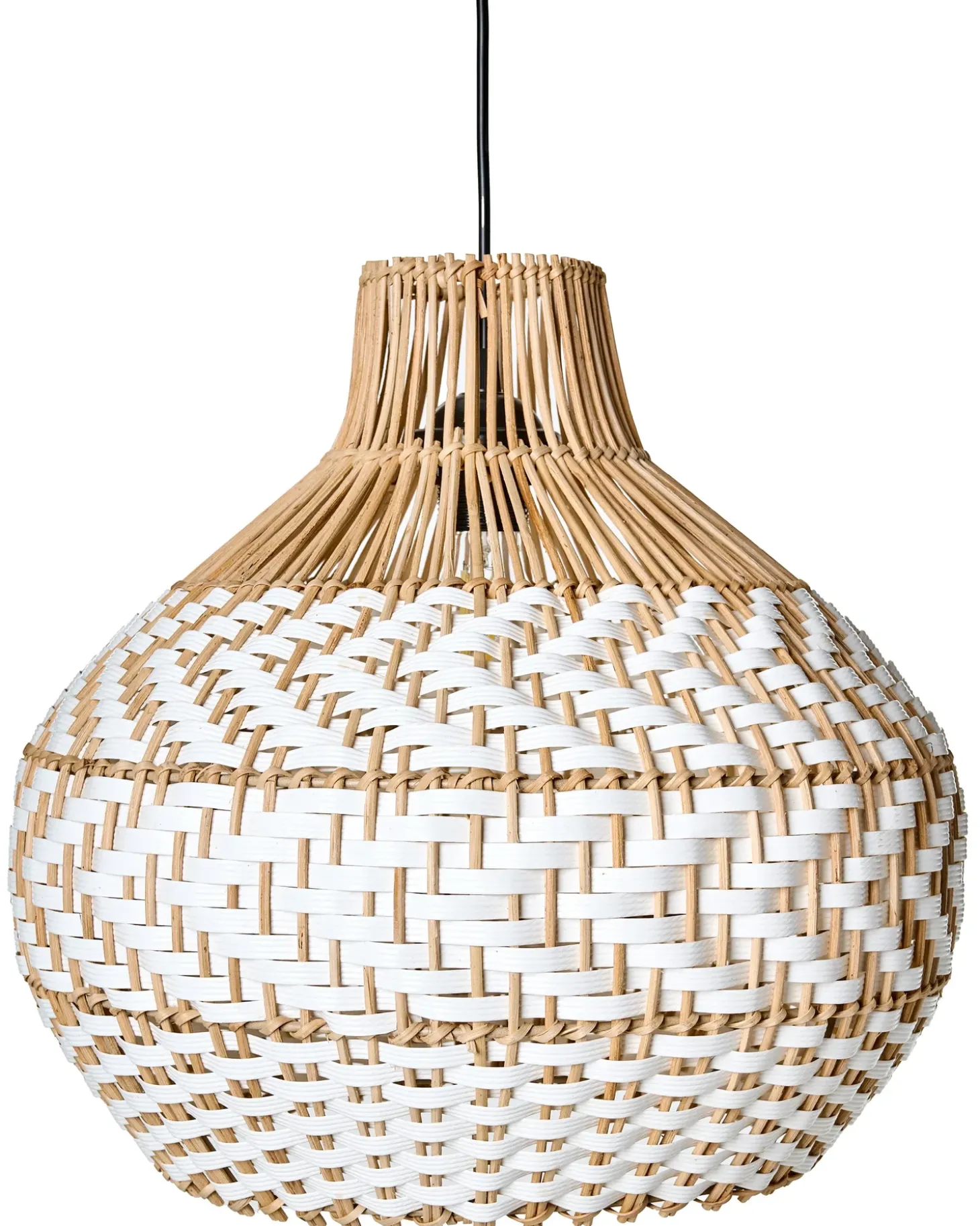 Hot Lampa wisząca YAUCO Rattan Biały Wszystkie Lampy|Lampy Wiszące