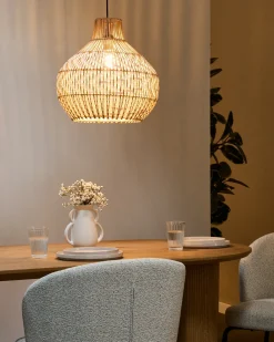 Hot Lampa wisząca YAUCO Rattan Biały Wszystkie Lampy|Lampy Wiszące