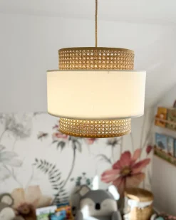 Sale Lampa wisząca YUMURI Rattan Jasnobeżowy Wszystkie Lampy|Lampy Wiszące