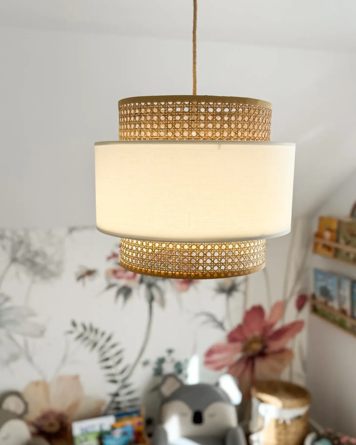 Sale Lampa wisząca YUMURI Rattan Jasnobeżowy Wszystkie Lampy|Lampy Wiszące