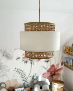 Sale Lampa wisząca YUMURI Rattan Jasnobeżowy Wszystkie Lampy|Lampy Wiszące