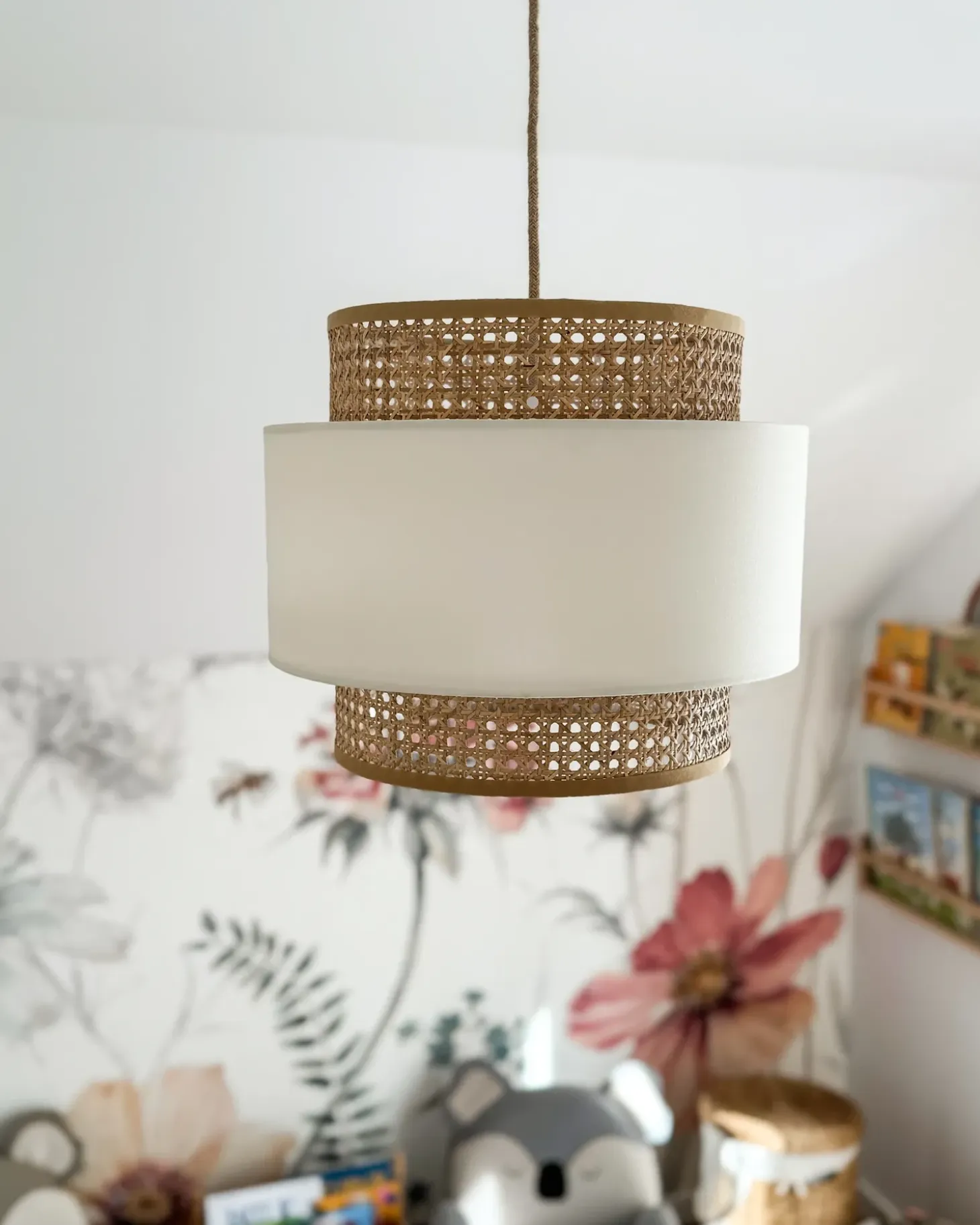 Sale Lampa wisząca YUMURI Rattan Jasnobeżowy Wszystkie Lampy|Lampy Wiszące