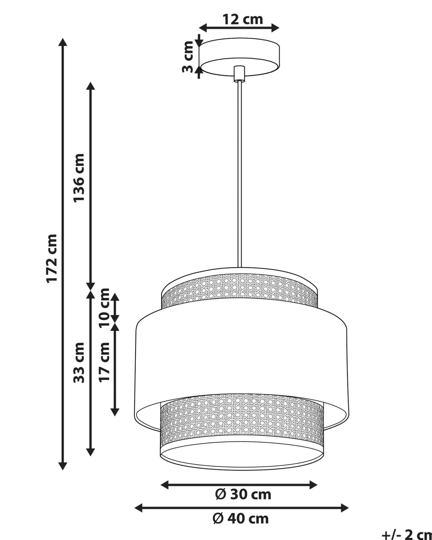 Sale Lampa wisząca YUMURI Rattan Jasnobeżowy Wszystkie Lampy|Lampy Wiszące