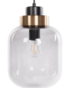 Discount Lampa wisząca ZAYANDE Szkło Jasnoszary Wszystkie Lampy|Lampy Wiszące