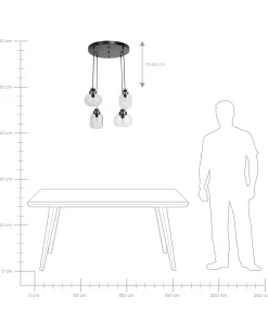 Discount Lampa wisząca ZAYANDE Szkło Jasnoszary Wszystkie Lampy|Lampy Wiszące