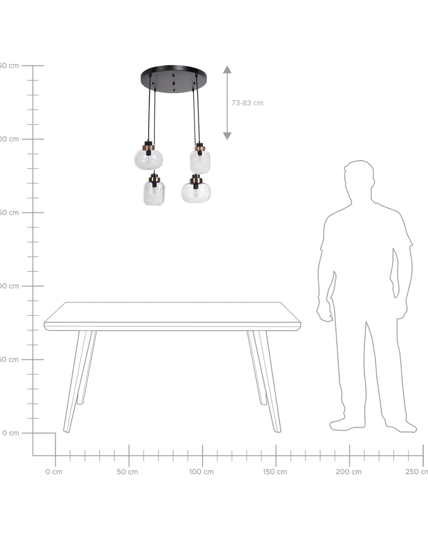 Discount Lampa wisząca ZAYANDE Szkło Jasnoszary Wszystkie Lampy|Lampy Wiszące