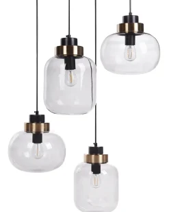 Discount Lampa wisząca ZAYANDE Szkło Jasnoszary Wszystkie Lampy|Lampy Wiszące