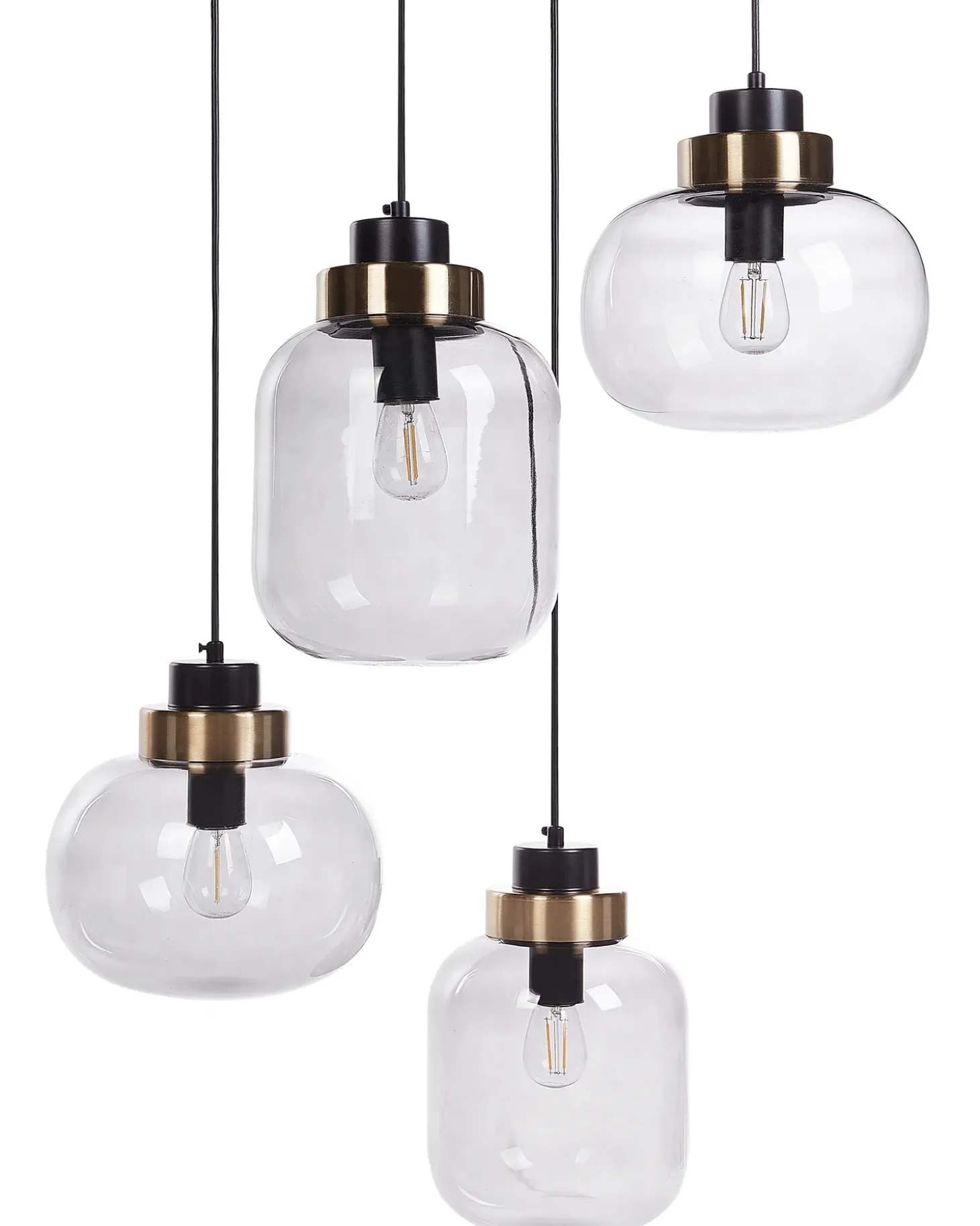 Discount Lampa wisząca ZAYANDE Szkło Jasnoszary Wszystkie Lampy|Lampy Wiszące