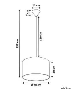 Sale Lampa wisząca ZILLER Biały Wszystkie Lampy|Lampy Wiszące