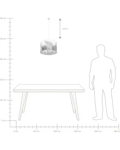 Sale Lampa wisząca ZILLER Biały Wszystkie Lampy|Lampy Wiszące