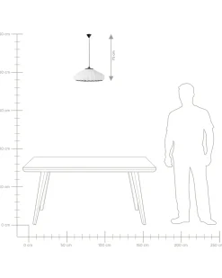 Sale Lampa wisząca ZULIA Materiał syntetyczny Biały Wszystkie Lampy|Lampy Wiszące