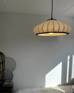 Sale Lampa wisząca ZULIA Materiał syntetyczny Biały Wszystkie Lampy|Lampy Wiszące