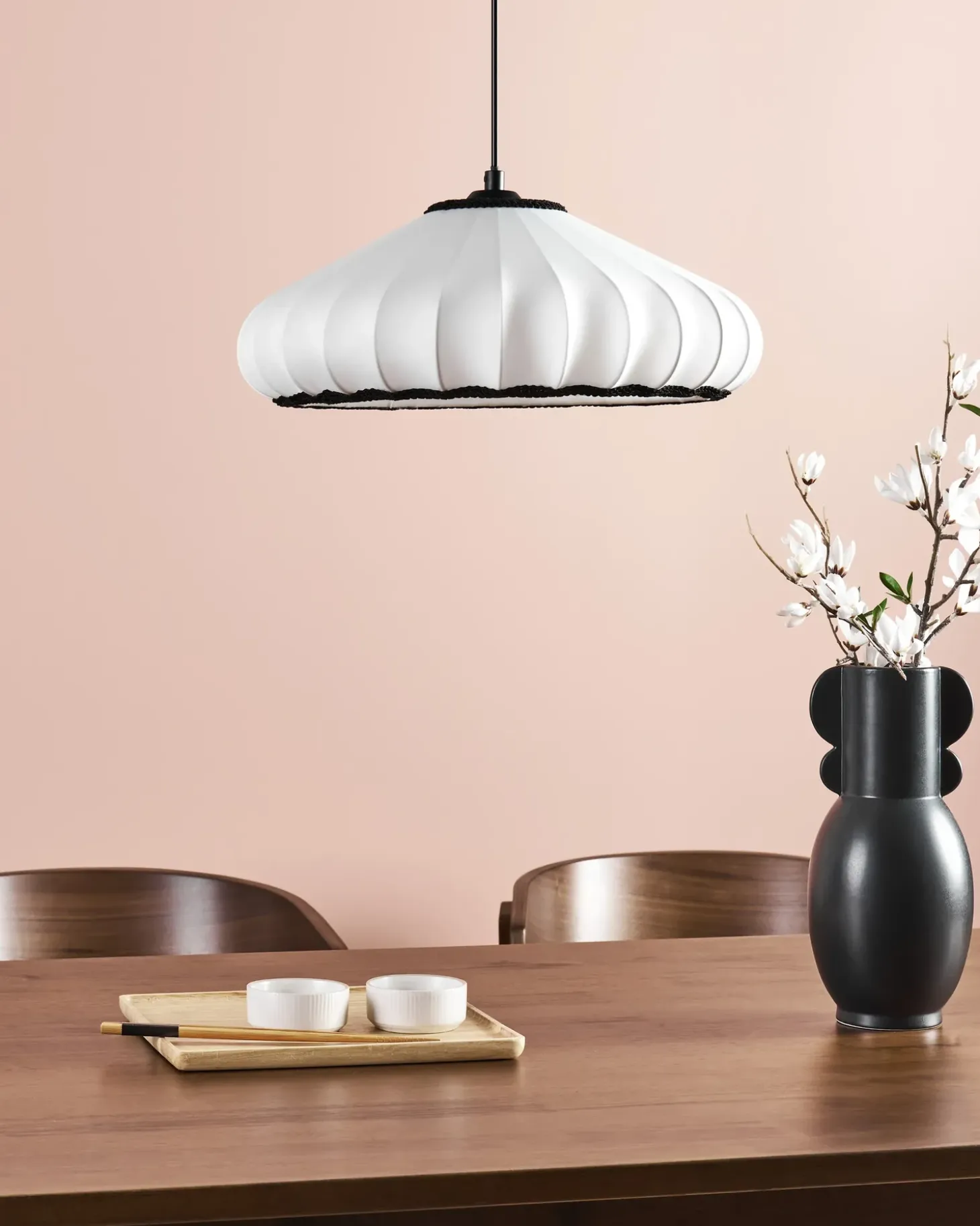 Sale Lampa wisząca ZULIA Materiał syntetyczny Biały Wszystkie Lampy|Lampy Wiszące