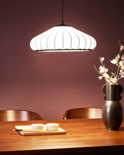 Sale Lampa wisząca ZULIA Materiał syntetyczny Biały Wszystkie Lampy|Lampy Wiszące