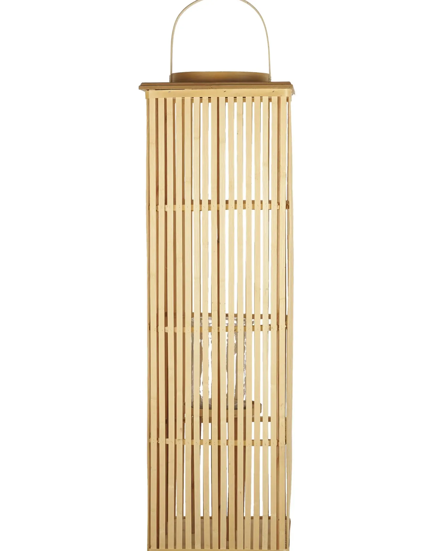 Lampion BALABAC Bambus 88 cm Jasnobrązowy
