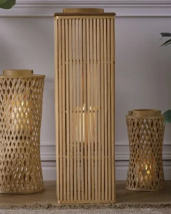 Lampion BALABAC Bambus 88 cm Jasnobrązowy