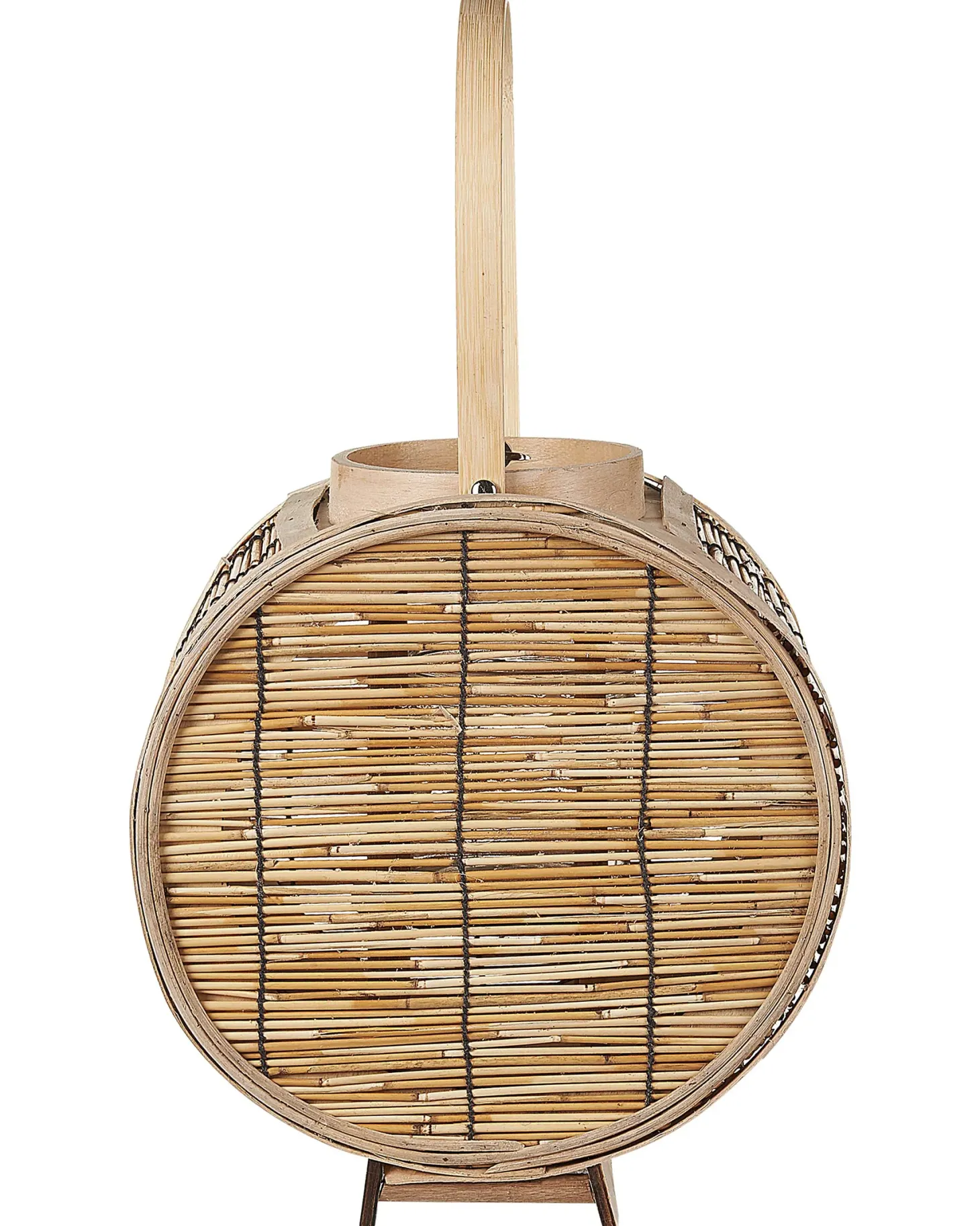 Lampion BISTAL Rattan 30 cm Naturalny