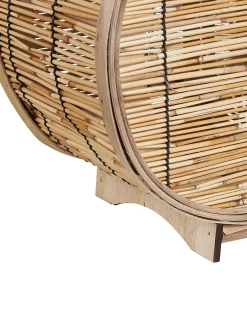 Lampion BISTAL Rattan 30 cm Naturalny