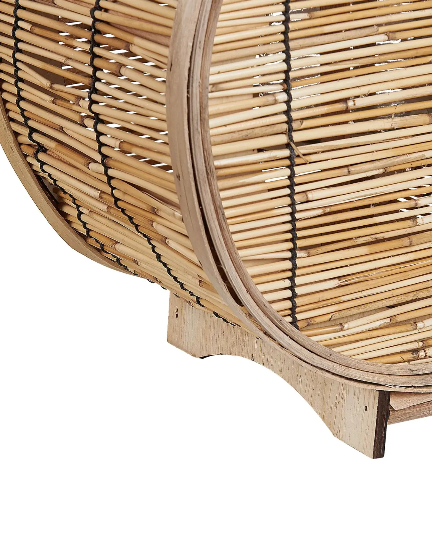 Lampion BISTAL Rattan 30 cm Naturalny