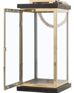 Lampion BORNEO Metal 41 cm Mosiężny